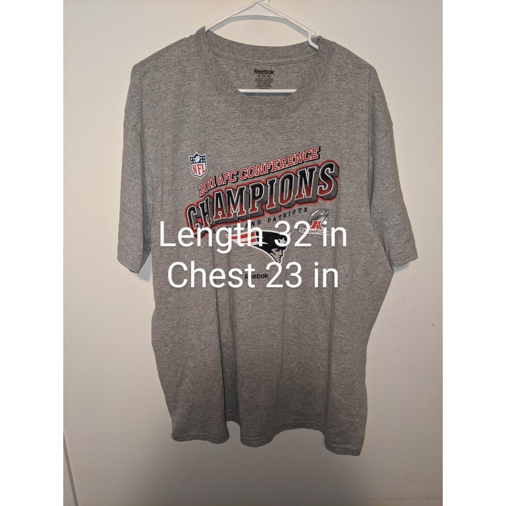 New England Patriots Shirt Men's 2xl Reebok NFL Football
